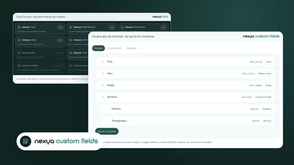 ACF Pro ou nexya Custom fields : passer d’un outil à l’autre sans réécrire le thème