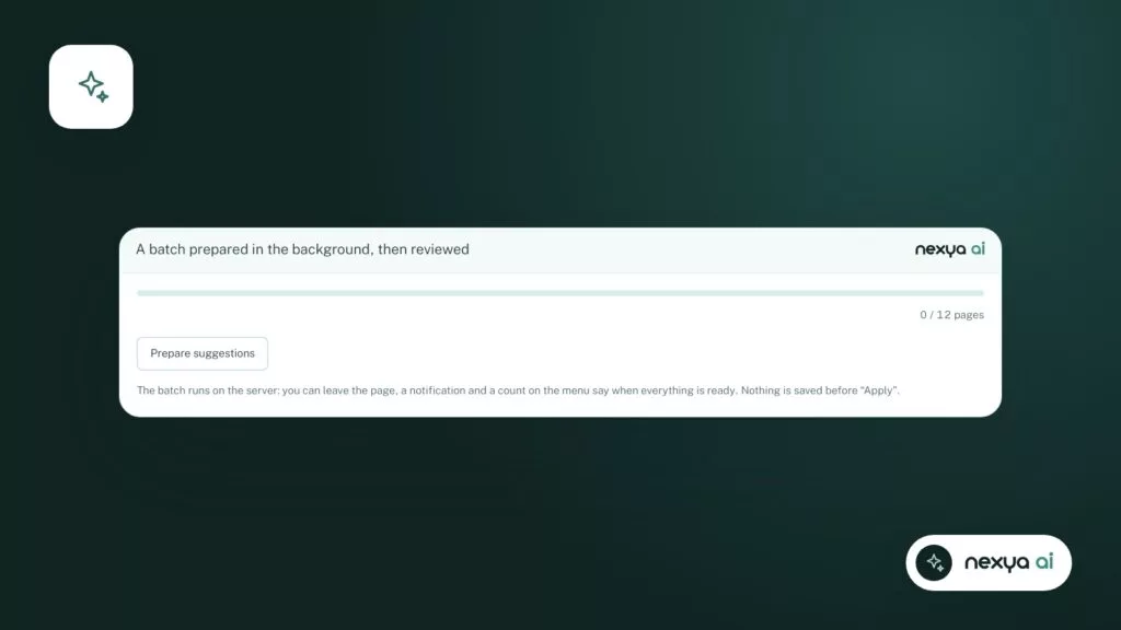 AI batches only run if a connector is plugged in. Without a connector, no requests are sent.