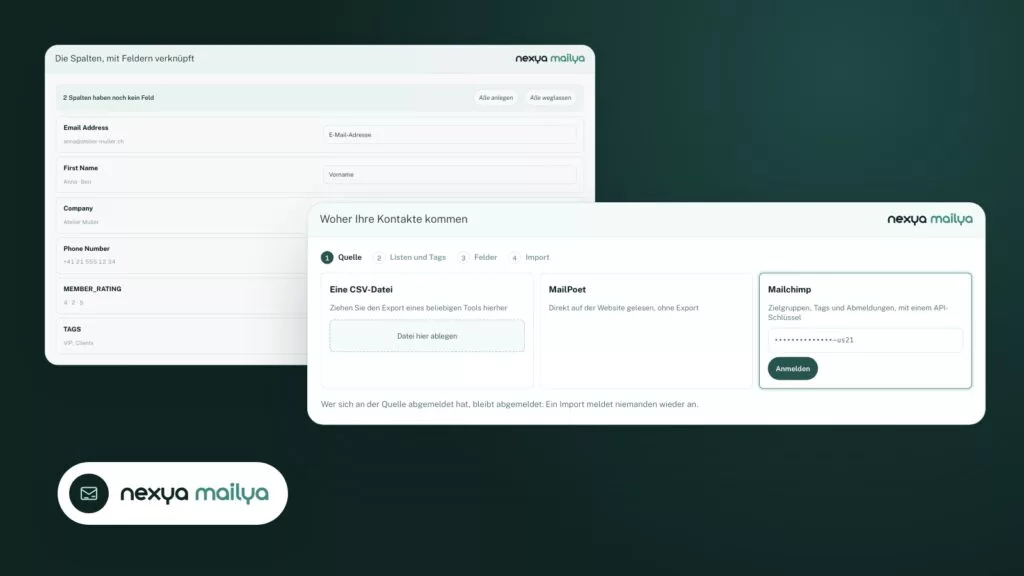 Alternative zu Mailchimp: Importieren Sie Ihre Kontakte und deren Tags in WordPress