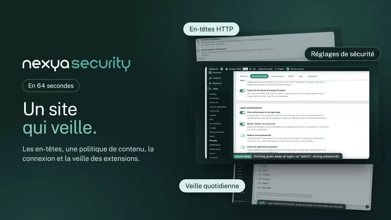 nexya security en vidéo : Sécurité WordPress : en-têtes HTTP et veille