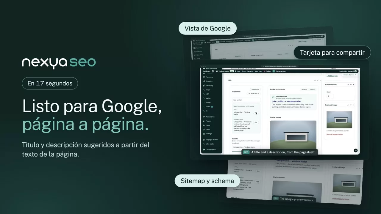nexya seo en vídeo: El plugin SEO para WordPress, sin ruido