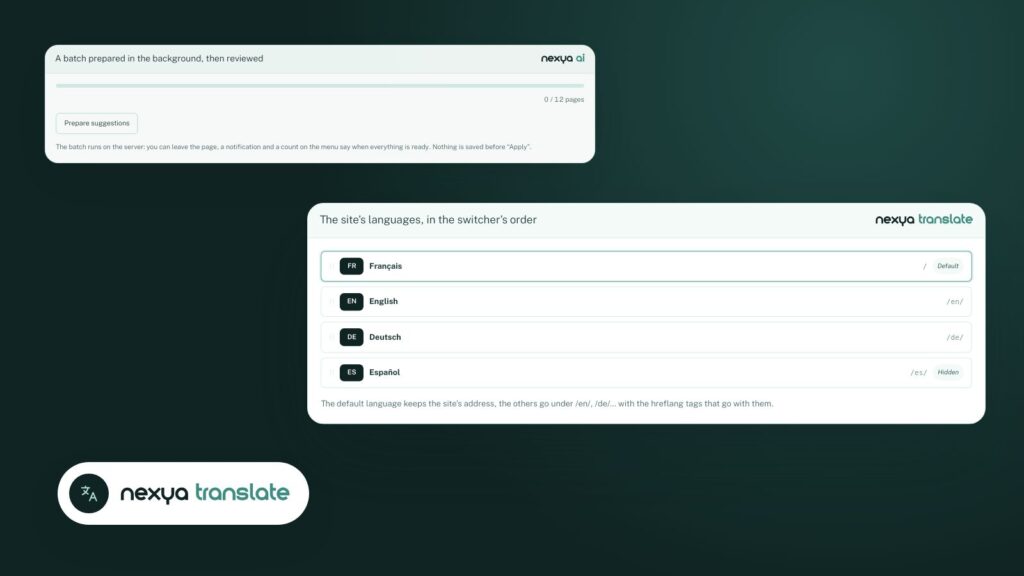 Translating a WordPress site with AI: an entire page in one click, reviewed by you