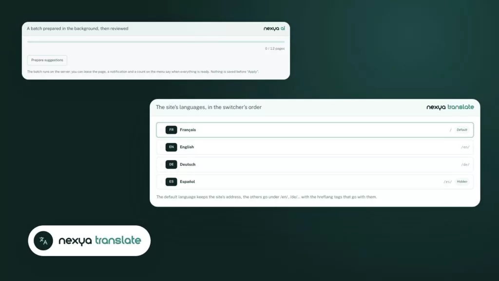 Translating a WordPress site with AI: an entire page in one click, reviewed by you