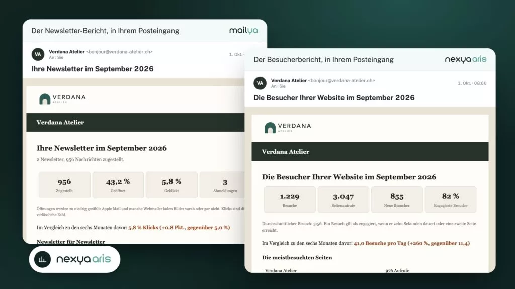 Monatlicher WordPress-Bericht: Ihre Website und Newsletter jeden Monat zusammengefasst